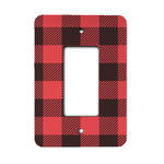 Lumberjack Plaid Rocker Style Light Switch Cover