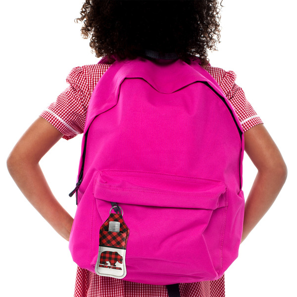 Lumberjack Plaid Sanitizer Holder Keychain - LIFESTYLE Backpack (LRG)