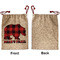 Lumberjack Plaid Santa Bag - Approval - Front