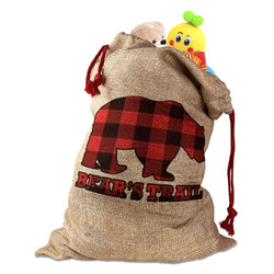 Lumberjack Plaid Santa Sack (Personalized)
