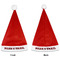 Lumberjack Plaid Santa Hats - Front and Back (Double Sided Print) APPROVAL