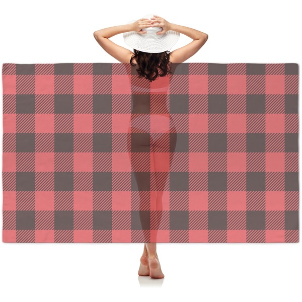 Custom Lumberjack Plaid Sheer Sarong