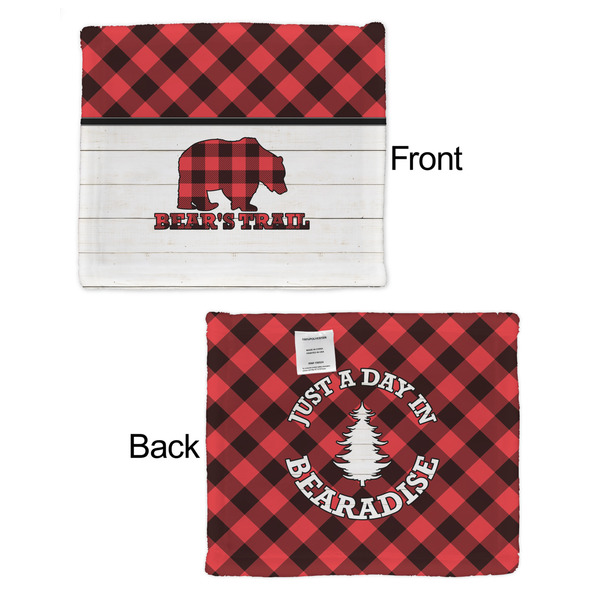 Lumberjack Plaid Security Blanket - Front & Back View