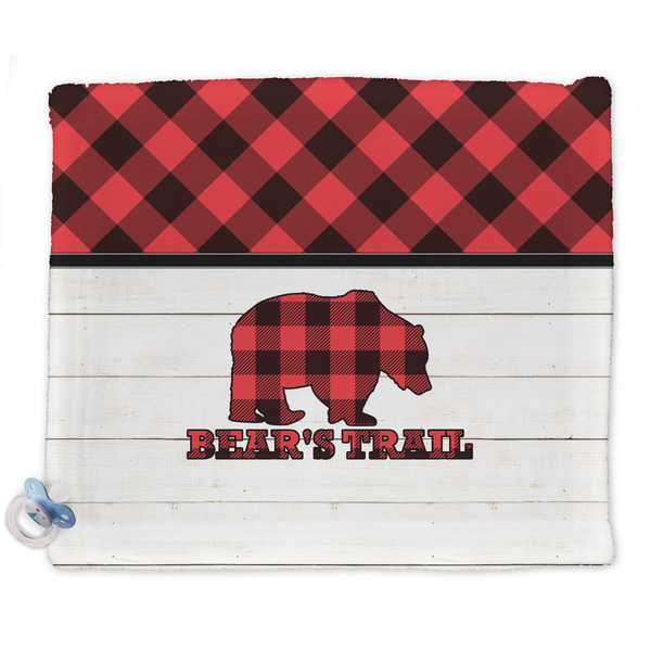 Custom Lumberjack Plaid Security Blanket - Single Sided (Personalized)