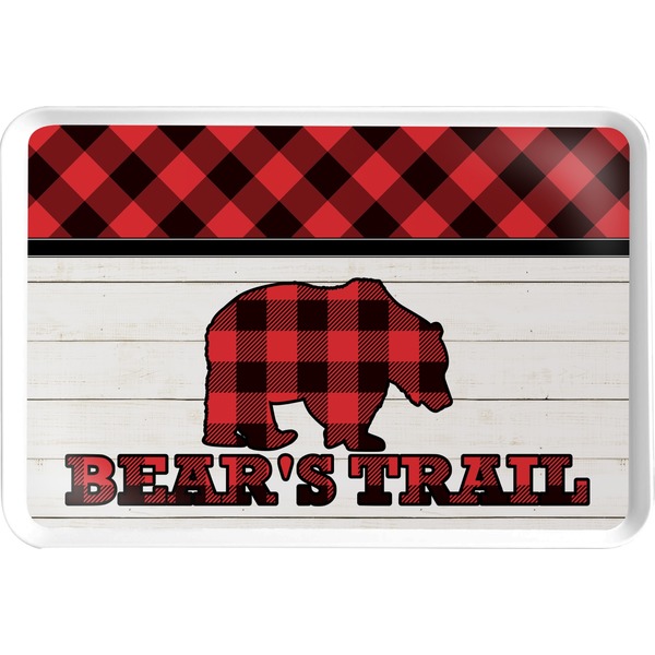 Custom Lumberjack Plaid Serving Tray (Personalized)