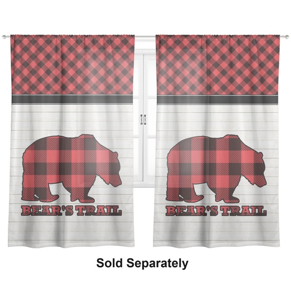 Lumberjack Plaid Sheer Curtains
