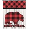 Lumberjack Plaid Extra Long Shower Curtain - 70"x84" (Personalized)