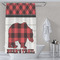 Lumberjack Plaid Shower Curtain Lifestyle