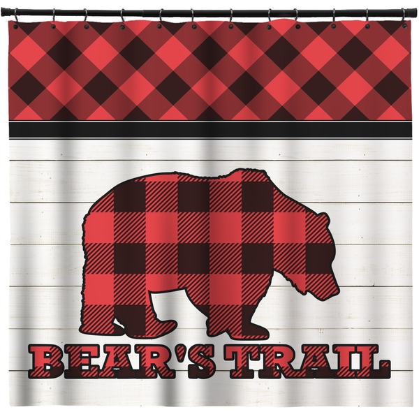 Custom Lumberjack Plaid Shower Curtain - Custom Size (Personalized)