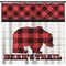 Lumberjack Plaid Shower Curtain (Personalized) (Non-Approval)