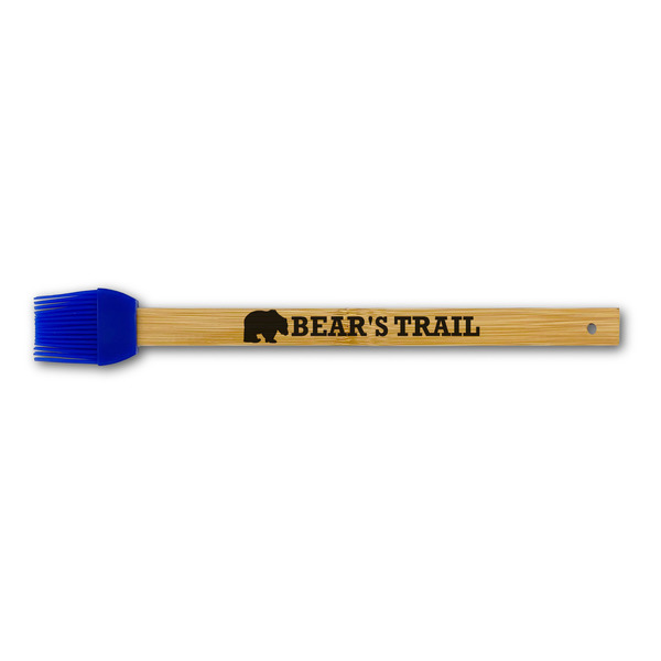 Custom Lumberjack Plaid Silicone Brush - Blue (Personalized)