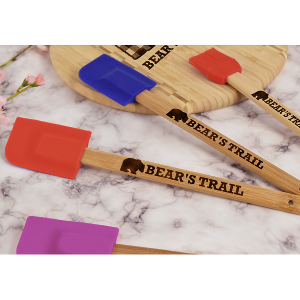 Lumberjack Plaid Silicone Spatula - Red - Lifestyle