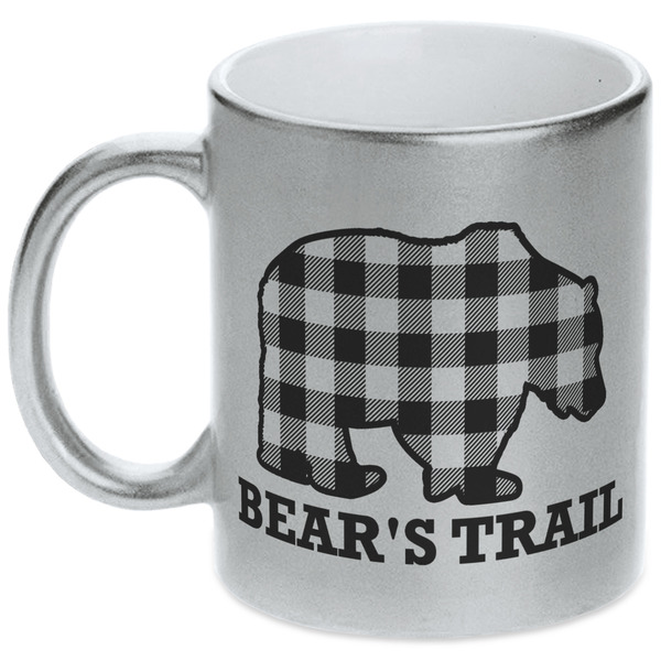 Lumberjack Plaid Silver Mug - Main