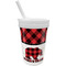 Lumberjack Plaid Sippy Cup with Straw (Personalized)