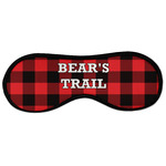 Lumberjack Plaid Sleeping Eye Masks - Large (Personalized)