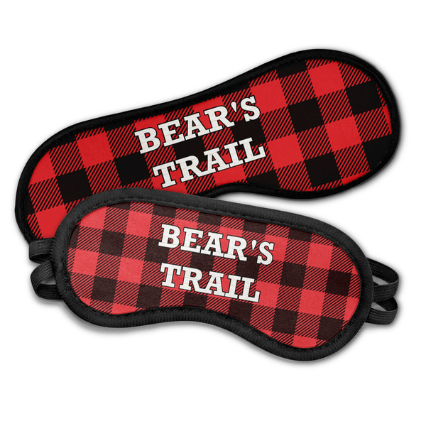 Lumberjack Plaid Sleeping Eye Masks - PARENT