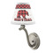 Lumberjack Plaid Small Chandelier Lamp - LIFESTYLE (on wall lamp)