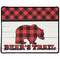 Lumberjack Plaid Large Gaming Mouse Pad - 12.5" x 10" (Personalized)