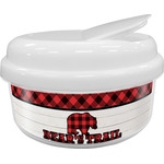 Lumberjack Plaid Snack Container (Personalized)