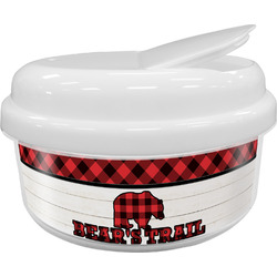 Lumberjack Plaid Snack Container (Personalized)