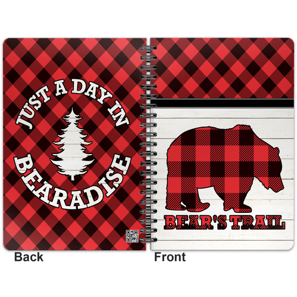 Lumberjack Plaid Spiral Journal 7 x 10 - Apvl