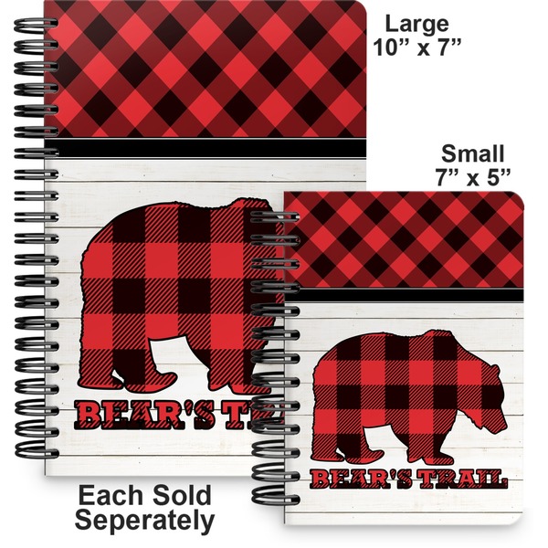 Lumberjack Plaid Spiral Journal - Comparison