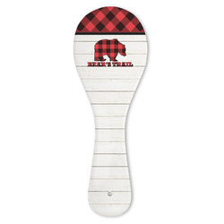 Lumberjack Plaid Ceramic Spoon Rest (Personalized)
