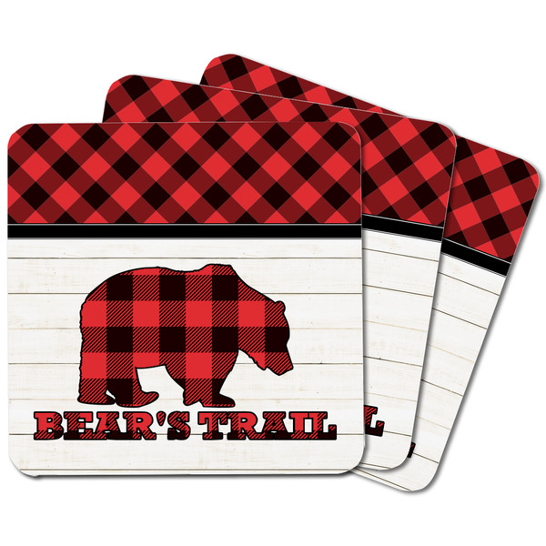 Lumberjack Plaid Square Fridge Magnet - MAIN