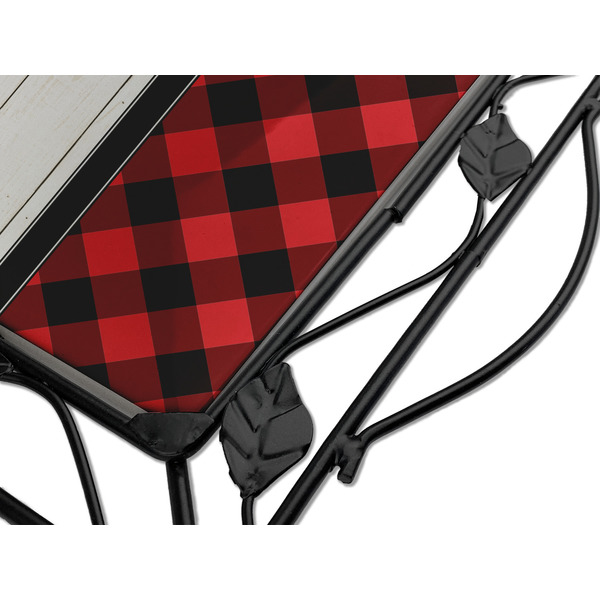 Lumberjack Plaid Square Trivet - Detail