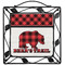 Lumberjack Plaid Square Trivet (Personalized)