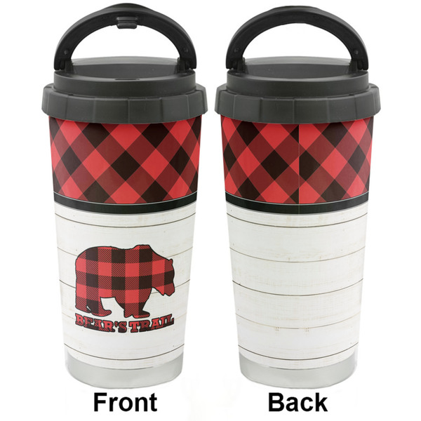 Lumberjack Plaid Stainless Steel Travel Cup - Apvl