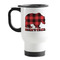 Lumberjack Plaid Stainless Steel Travel Mug with Handle