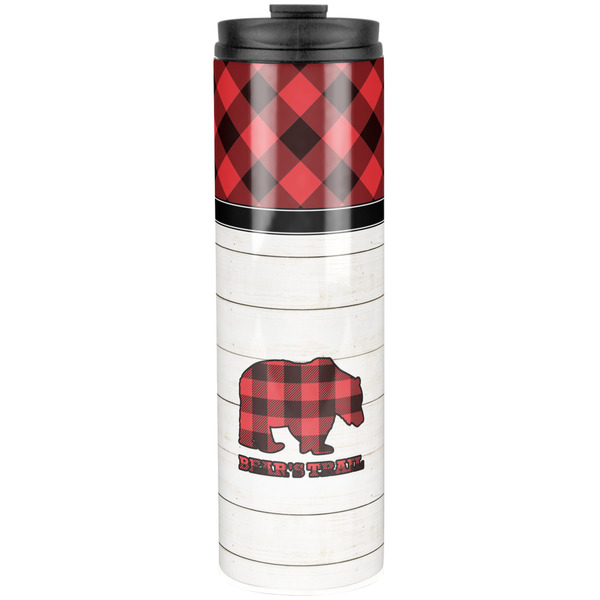 Lumberjack Plaid Stainless Steel Tumbler 20 Oz - Front