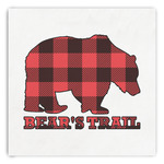 Lumberjack Plaid Paper Dinner Napkins (Personalized)