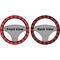 Lumberjack Plaid Steering Wheel Cover- Front and Back