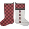 Lumberjack Plaid Holiday Stocking - Double-Sided - Neoprene (Personalized)