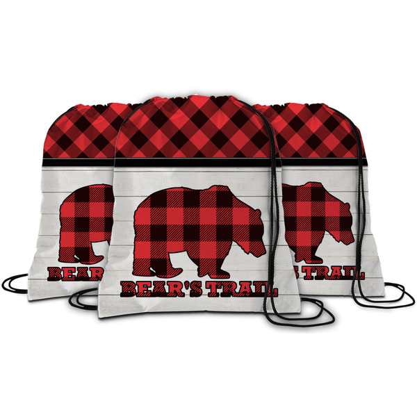 Lumberjack Plaid String Backpack - MAIN