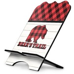 Lumberjack Plaid Stylized Tablet Stand (Personalized)