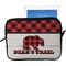 Lumberjack Plaid Tablet Case / Sleeve - Large (Personalized)