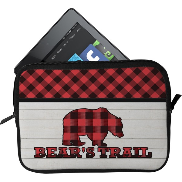 Custom Lumberjack Plaid Tablet Case / Sleeve - Small (Personalized)