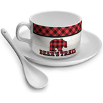 Lumberjack Plaid Tea Cup - Single (Personalized)