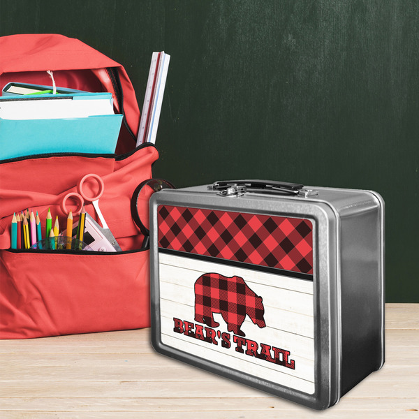 Lumberjack Plaid Tin Lunchbox - LIFESTYLE