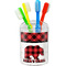 Lumberjack Plaid Toothbrush Holder (Personalized)