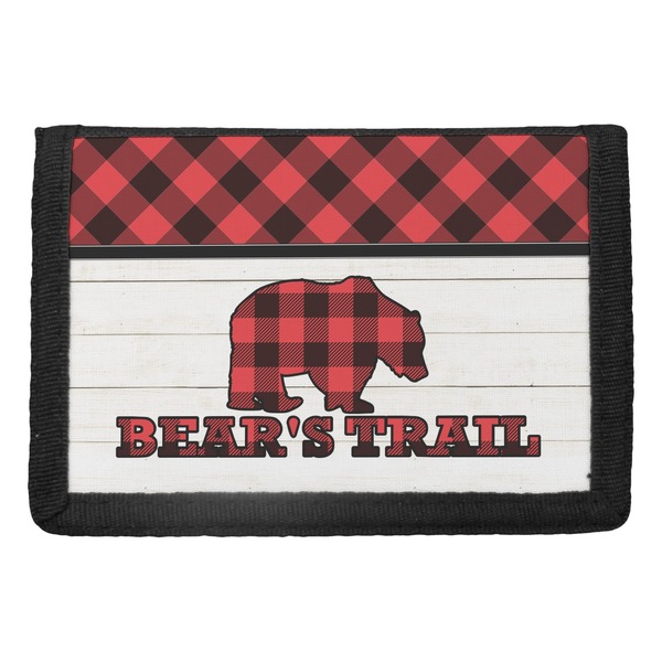 Custom Lumberjack Plaid Trifold Wallet (Personalized)