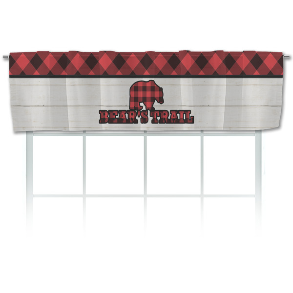 Custom Lumberjack Plaid Valance (Personalized)