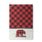 Lumberjack Plaid Waffle Weave Golf Towel (Personalized)