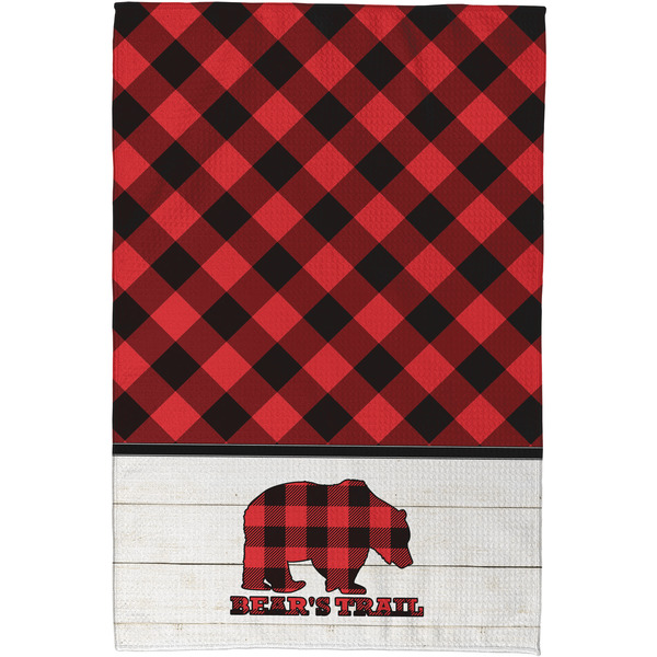 Lumberjack Plaid Waffle Weave Towel - Full Color Print - Approval Image