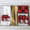 Lumberjack Plaid Waffle Weave Towels - 2 Print Styles