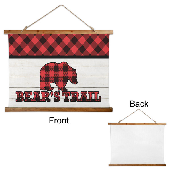 Lumberjack Plaid Wall Hanging Tapestry - Landscape - APPROVAL