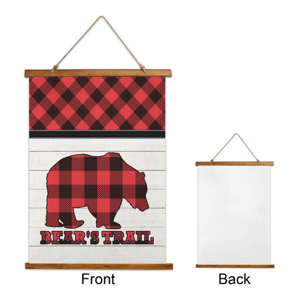 Lumberjack Plaid Wall Hanging Tapestry - Portrait - APPROVAL